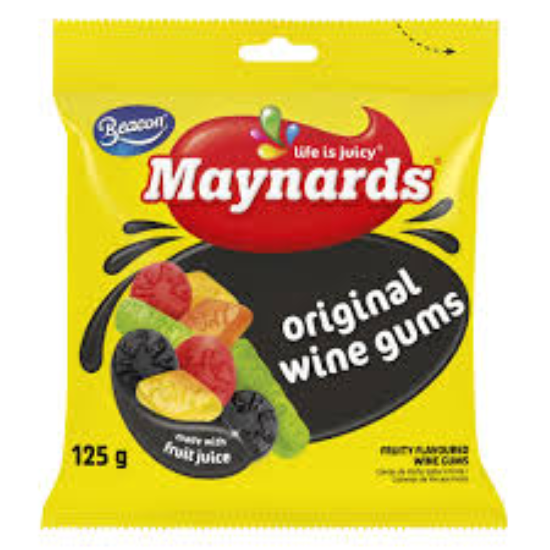 BEACON MAYNARDS ORIGINAL WINE GUMS 125G